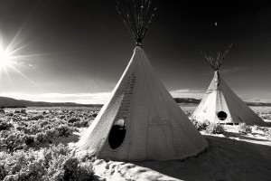 Tepee in the Snow